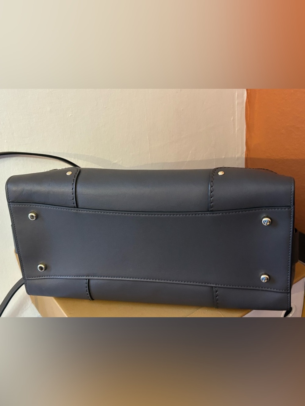 Coach Mercer 30 Brown Leather and suede Satchel with Gold Hardware NWOT. - Picture 4 of 6